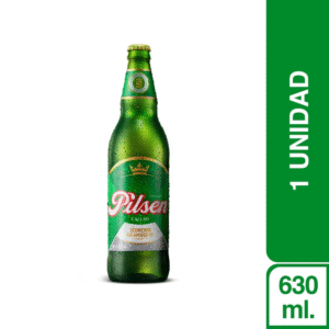 Cerveza Pilsen botella 620ml (unidad y caja)